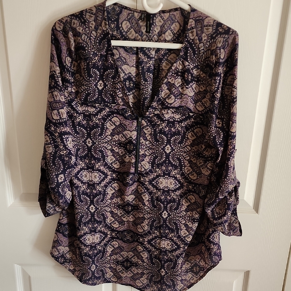 Purple Paisley Women's Top